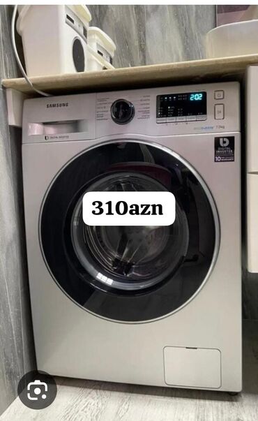 Paltaryuyan maşınlar: Paltaryuyan maşın Samsung, 7 kq, İşlənmiş, Yarımavtomat, Qurutma var, Ödənişli çatdırılma, Ünvandan götürmə