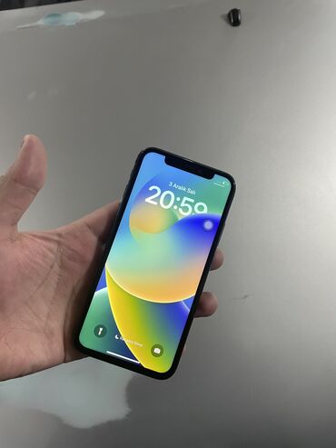 Apple iPhone: IPhone X, 64 ГБ, Black Titanium, Face ID