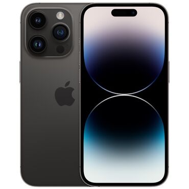 Apple iPhone: IPhone 14 Pro, Б/у, 128 ГБ, Black Titanium, Защитное стекло, Чехол, 100 %