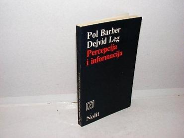 letece: Percepcija i informacija barber leg nolit 1979 stanje vrlo dobro — 1