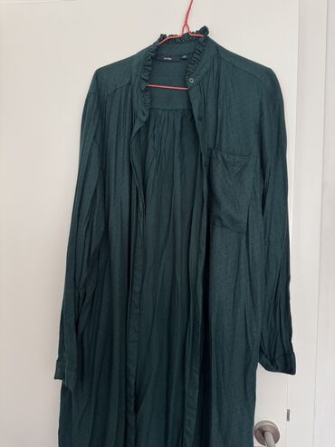 prugasta haljina: M (EU 38), color - Green, Other style, Other sleeves