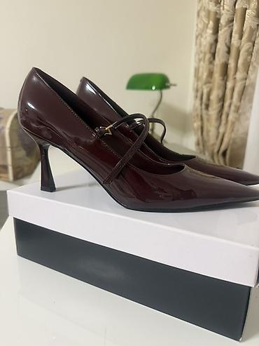 Salonke: Nine West salonke - Boja: Dark Red 600 (tamno bordo, lak koža efekat) — 3