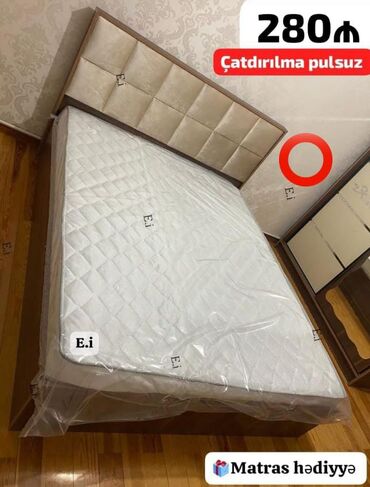 rezinkalı döşək üzlüyü: Yeni, İkinəfərlik çarpayı, Matras ilə