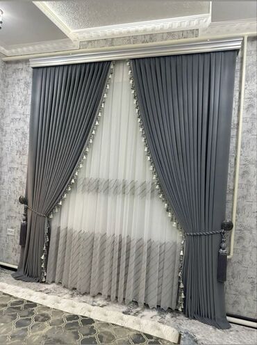 Шторы и занавески: Портьера, Велюр, Магнитные, Монтаж без сверления, С вышивкой, Изготовление на заказ, Новый, Для балкона, Для беседки, Для ванной и душа — 4