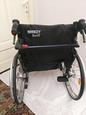 tonometri: Nemacka aluminijumska invalidska kolica poznate marke BREEZY, novi — 5