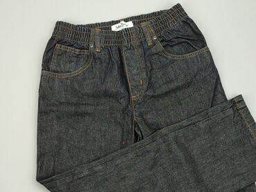 jeansy poszerzane nogawki: Spodnie jeansowe, 12 lat, 152, stan - Idealny