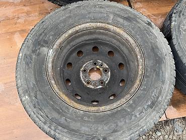 Колеса в сборе: Колеса в сборе 225 / 70 / R 15, Зима, Б/у, Комплект, Легкий коммерческий транспорт (C/LT), Железные, отверстий - 5 — 20