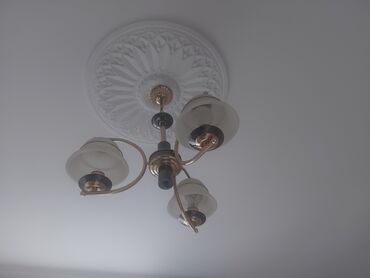 Ev üçün dekor: Çılçıraq, 3 lampa