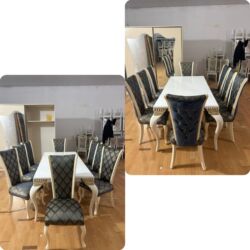 Masa və oturacaq dəstləri: İşlənmiş, 8 stul