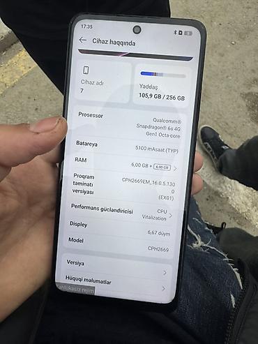 irşad iphone 17 pro max: Oppo 256 GB, rəng - Qara — 1