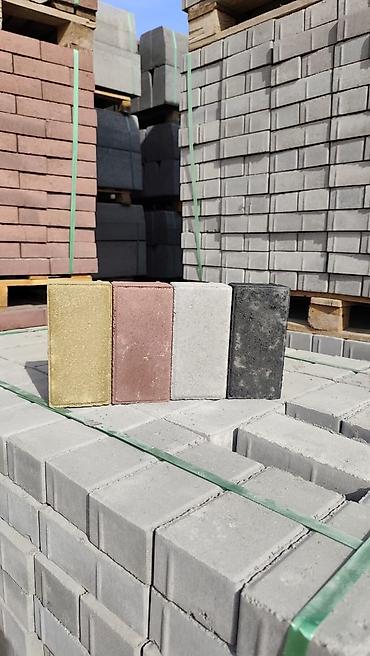 Брусчатка кирпич: Брусчатка кирпич, Для лестницы, Бетонная, Литая, Новый, Бесплатная доставка, Бесплатный выезд, Гарантия — 2