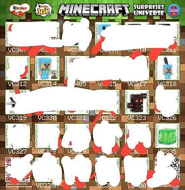 kinder batman: Alıram 

Kinder Joy – Minecraft 

Şəkildəkiləri alıram — 1