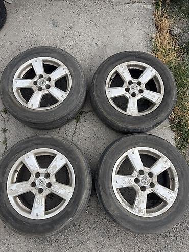 Колеса в сборе 225 / 65 / R 17, Лето, Б/у, Комплект, Легковые, Литые, отверстий - 5