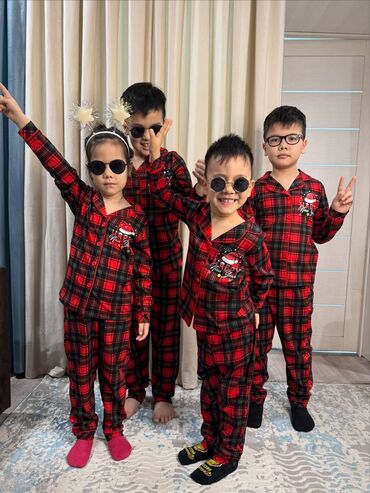 Другие детские вещи: Смотрите на эту красоту 😍 Милые детские пижамы в клетку — для тёплых — 1