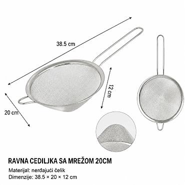 KMT Konusni filter sa ravnim dnom sa ručkom 2406545 - Opis: Konusni