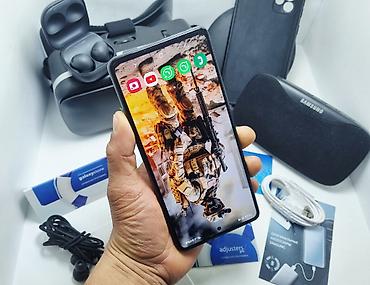 Samsung: Samsung Galaxy A72, Б/у, 256 ГБ, цвет - Черный, 2 SIM — 3