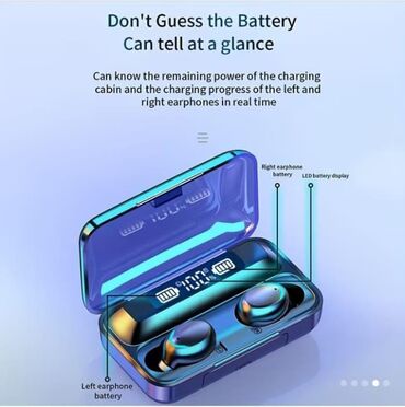 Qulaqcıqlar: Yeni Simsiz (Bluetooth) Qulaqcıqlar, rəng - Qara — 6