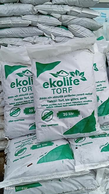 Digər gübrə: Ekolife TORF – 20 litr - Bütün növ əkinçilik şəraitinə uyğun torpaq — 2