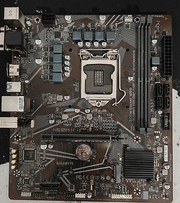 материнские платы gigabyte: Материнская плата для ПК, Б/у, Gigabyte, LGA1200, Micro-ATX — 1