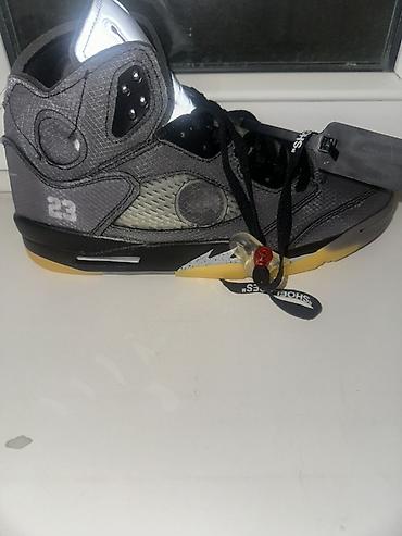 jordan 6: Кроссовки Air Jordan 5 Retro SP (CT8480‑001) - Цвет: Black/Fire — 3