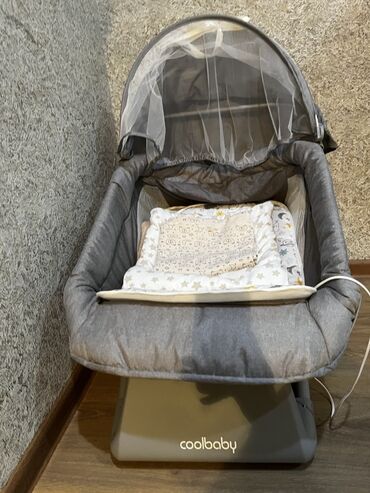 Детская одежда и обувь: Cəmi 3 gun işlənib Coolbaby elektrikli beşik/relaks kreslosu -