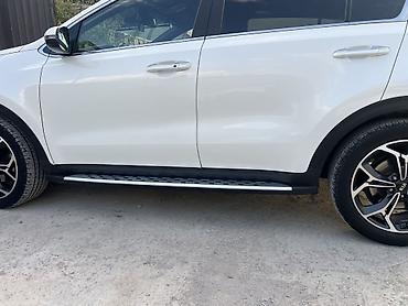 простав: Пороги боковые (подножки) для Kia Sportage QL (2016–2021) - Комплект — 5