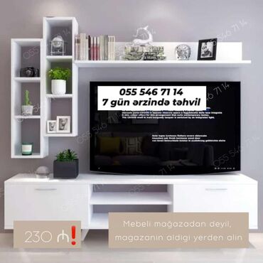 тв тумбы на заказ: Tv stend tv alti sifarisle hazırlanır. ⚜️Rəng ve olcu seçimi var