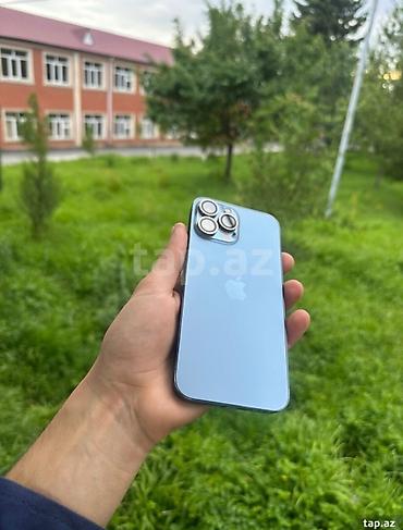 işlənmiş iphone x: IPhone 13 Pro Max, 128 GB, Blue Titanium, Face ID, Simsiz şarj — 1
