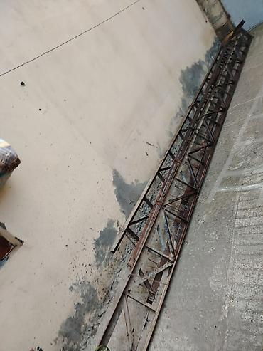 Metall ferma/truss konstruksiyası - Material: qalın divarlı poladdan