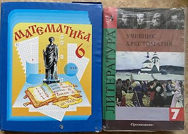 Китептер жана журналдар: - Математика, 6 класс. Авторы: Виленкин, Жохов и др. - Литература, 7 — 1