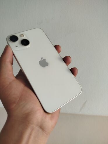 iphone 13 mini цена бишкек: IPhone 13 mini, Колдонулган, 128 ГБ, White Titanium, Коргоочу айнек, Каптама, Кабель, 80 %