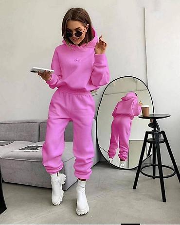 Gornji i donji deo: Ženski komplet trenerke sa duksericom – full termo 🔥 - Dvodijelni — 1