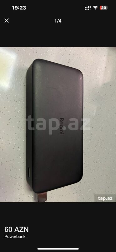 Powerbanklar: Powerbank Xiaomi, 20000 mAh, İşlənmiş