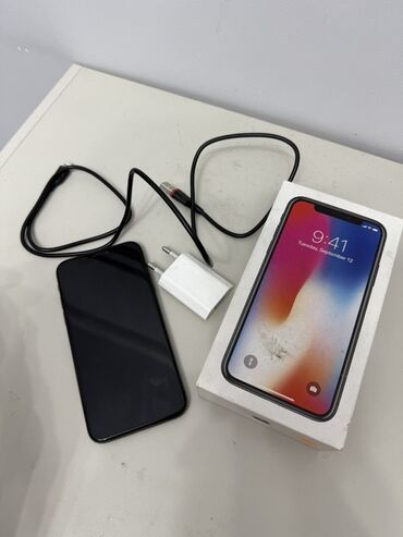 айфон бу хр: IPhone X, Б/у, 256 ГБ, Space Gray, Зарядное устройство, 99 %