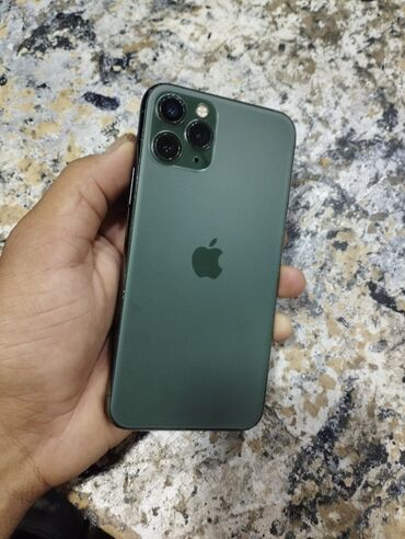 i̇phone 1: IPhone 11 Pro, 64 GB, Mərcanı, Face ID, Simsiz şarj, Barmaq izi