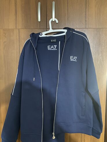 армани спортивный костюм: Мужской спортивный костюм, 2XL (EU 44), Emporio Armani 7, Новый, цвет - Синий, Самовывоз