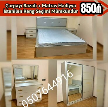 Uşaq və gənc otağı üçün dəstlər: Oğlan və qız üçün, Yeni, Təknəfərlik çarpayı, Dolab, Tumba — 2