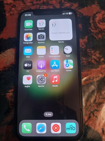 Apple iPhone: IPhone 12, 128 GB, Blue Titanium, Barmaq izi, Face ID