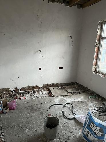 Недвижимость: Satılır: Tikintisi davam edən fərdi yaşayış evi - Layihə: 1 mərtəbə + — 4