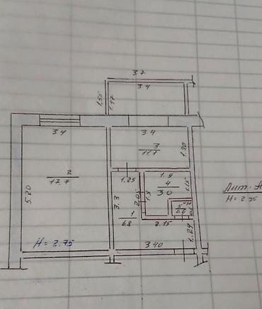Продажа квартир: 1 комната, 47 м², Индивидуалка, 2 этаж — 9