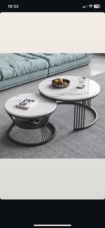 Sifarişlə jurnal masaları: Yumru masa, Açılmayan, Təkərsiz — 1