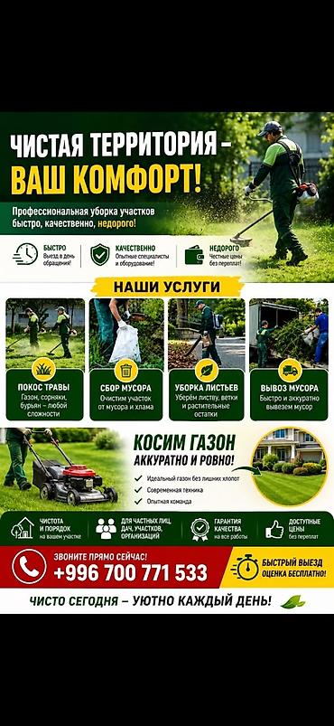 без покраска: Профессиональная уборка территорий для дома, дачи и бизнеса. Услуги — 3