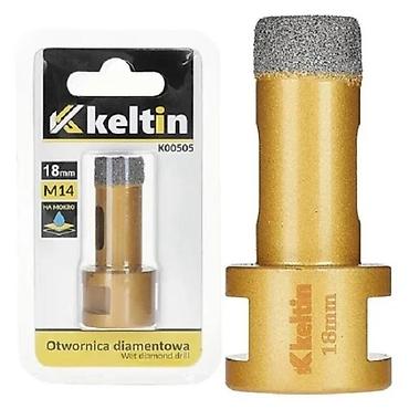 mlin za drvo: Keltin dijamantska kružna kruna za bušenje – 18 mm, navoj M14 (model — 1