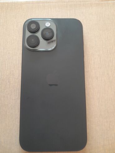 ayfon 4 s: IPhone 16 Pro Max, 512 GB, Black Titanium, Barmaq izi, Face ID