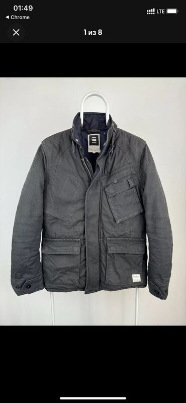 джинсовая теплая куртка: NWT G-STAR Raw Sandhurst Military/Field Padded Duck Canvas Jacket