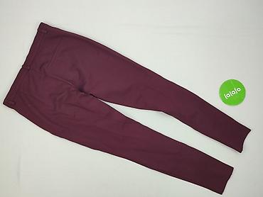 boho zara: Spodnie damskie Zara Trafaluc w kolorze bordowym. Model o dopasowanym — 3