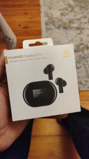 Qulaqcıqlar: İşlənmiş Simsiz (Bluetooth) Qulaqcıqlar, Huawei, rəng - Qara