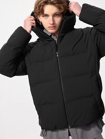куртки юникло: Мужская куртка, L, Uniqlo, Новый, цвет - Черный — 4