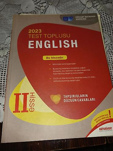 Testlər: İngilis dili Testlər 11-ci sinif, DİM, 1-ci hissə, 2024 il — 3