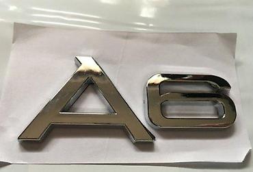 nalepnice za poljoprivredne mašine: NATPIS ZNAK AUDI A6 SAMOLEPLJIVI KVALITETNIJI | Viber — 1